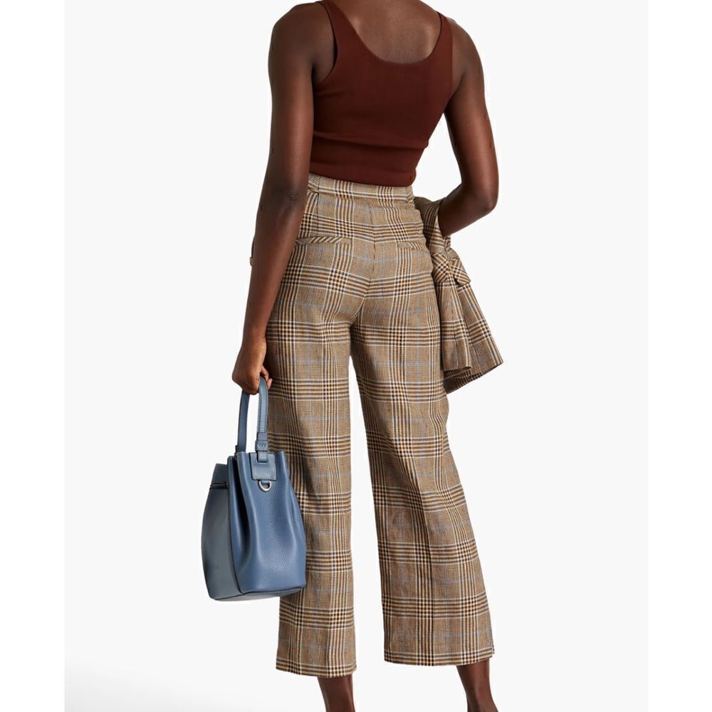 Veronica Beard Hunter button-detail cropped pants size 6 NWT $448 - Picture 5 of 10